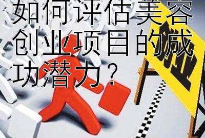 如何评估美容创业项目的成功潜力？