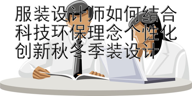 服装设计师如何结合科技环保理念个性化创新秋冬季装设计